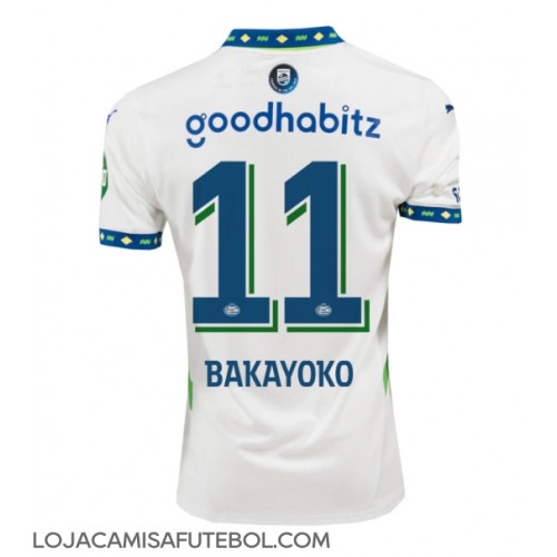 Camisa de Futebol PSV Eindhoven Johan Bakayoko #11 Equipamento Alternativo 2024-25 Manga Curta